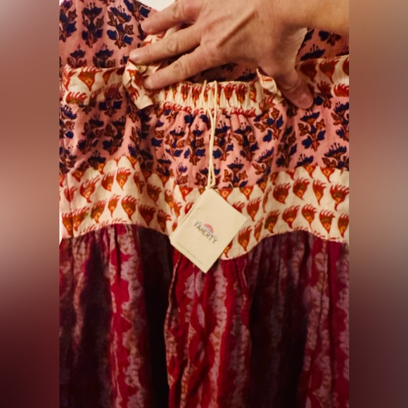 Faherty Women's Gracie Maxi Dress in Bali Bloom - Picture 11 of 16